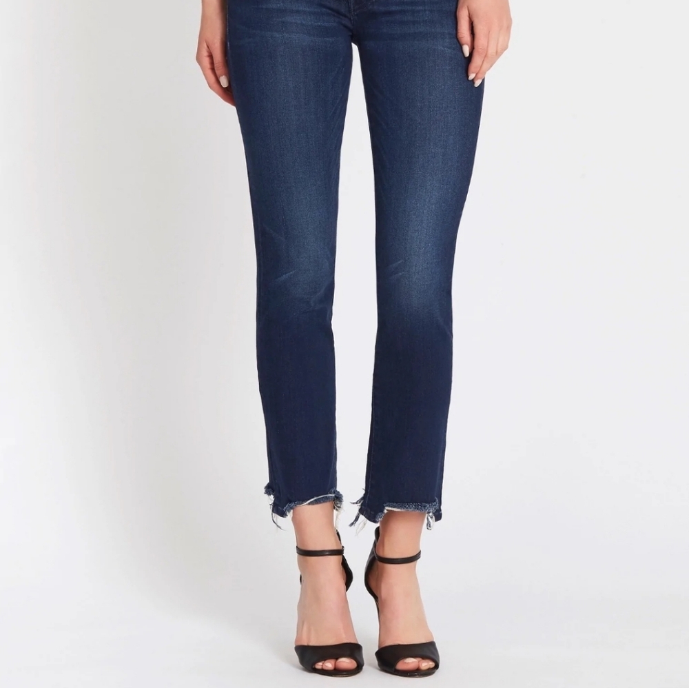 MOTHER High Waisted Looker Ankle Chew jeans size 28